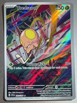 Pokemon - Toedscool Scarlet & Violet Base Set 201/198 Special Illustration Rare - Image 1