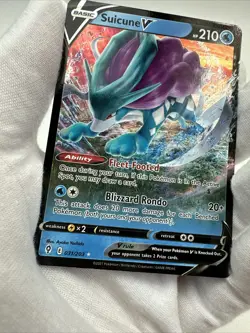 Pokemon TCG Suicune V Evolving Skies 031/203 Holo Ultra Rare NM - Image 3
