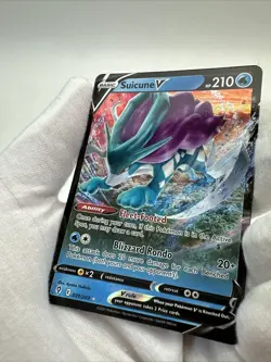 Pokemon TCG Suicune V Evolving Skies 031/203 Holo Ultra Rare NM - Image 5