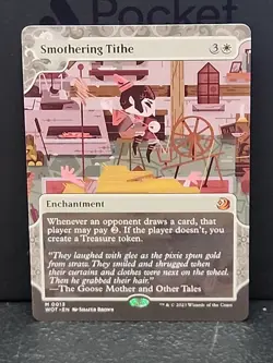 MTG Smothering Tithe Extended Art Showcase WOT 0013 Mythic English - Image 1