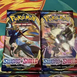 Pokemon Sword and Shield Base Booster Packs Complete Set of Art SEALED/UNWEIGHED - Image 5