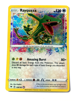 Rayquaza VMAX 138/185 TCG MT- Pokemon Card - Image 1