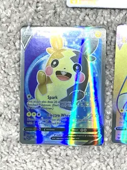 Set of 3 Morpeko V & VMax's Max Discharge Holo Fan Art Display Collector Card - Image 4