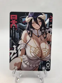 Albedo Overlord Anime Waifu card - Image 1