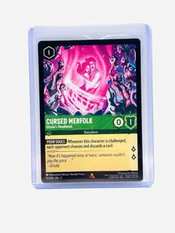 Cursed Merfolk 70/204 Rare Into the Inklands Lorcana Card MT/NM - Image 1