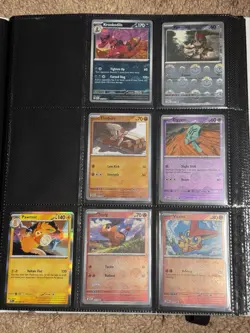 Pokemon TCG Bulk Lot 200 Cards C/U/R Mixed Sets & Black Bolt BINDER Inc. - Image 3