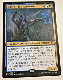 MTG Wilhelt, the Rotcleaver #002 NM MIC Innistrad Midnight Hunt Commander - Image 1