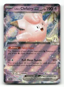 Lillie's Clefairy ex 056/159 - Journey Together - Pokemon Card NM/M - Image 1