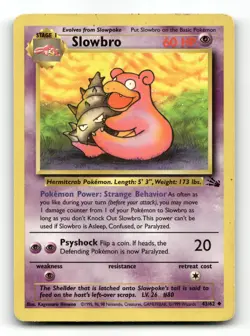 Slowbro 43/62 - Fossil - Pokemon Card HP - Image 1