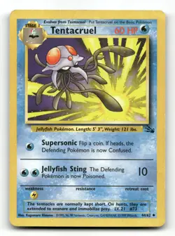 Tentacruel 44/62 - Fossil - Pokemon Card HP - Image 1