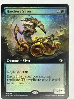 Hatchery Sliver (Extended Art) #771 (NM) Commander Masters CMM Magic MTG - Image 1