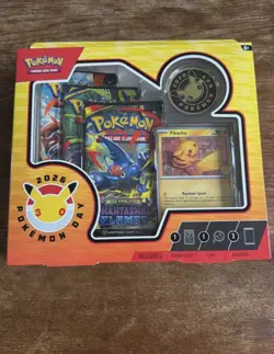Pokemon Tcg Pokemon Day 30th Anniversary Box With Stamped Pikachu Sealed - Image 1