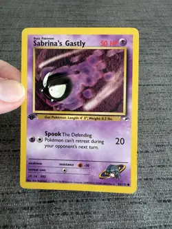Carte Pokemon Sabrina’s Gastly 93/132 Edition 1 Gym Heroes Wizards English Occas - Image 5
