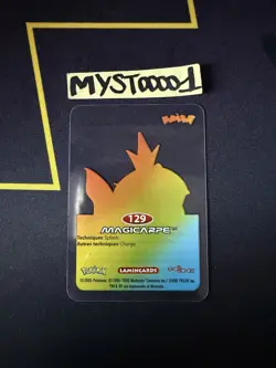 Carte Pokemon Lamincards 129 Magicarpe Francais 2005 Occasion - Image 2