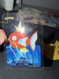 Carte Pokemon Lamincards 129 Magicarpe Francais 2005 Occasion - Image 3