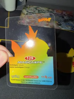 Carte Pokemon Lamincards 129 Magicarpe Francais 2005 Occasion - Image 4