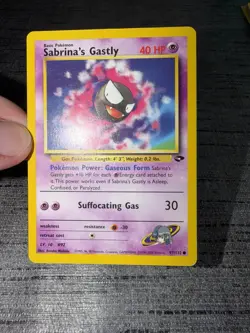 Carte Pokemon Sabrina’s Gastly 97/132 Gym Challenge Wizards English Occasion - Image 5
