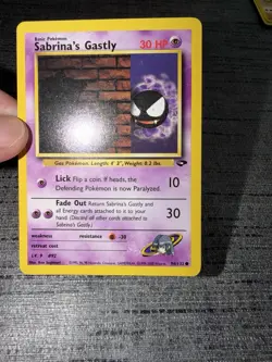 Carte Pokemon Sabrina’s Gastly 96/132 Gym Challenge Wizards English Occasion - Image 5