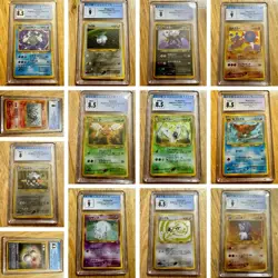 13x GRADED HOLOS CGC Japanese Pokemon NEO DISCOVERY/CROSSING THE RUINS - Image 1