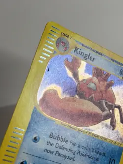 Pokemon TCG - Kingler 15/165 Expedition Holo Rare - - Image 3