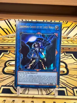 Yugioh Unterweltgottin der Geschlossenen Welt RA02-EN045 Ultra Rare - Image 1