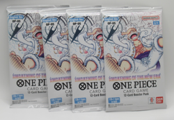 One Piece TCG OP05 Awakening of the New Era Booster Pack x4 English Sealed Packs - Image 1