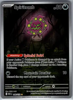 Spiritomb 148/132 ME01: Mega Evolution - Pokemon Card - NM - Image 1