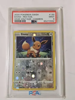 Eevee - (Reverse Cosmos Holo) 130/185 Miscellaneous Cards & Products Reverse... - Image 1
