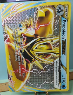 JUMBO CARD Pokemon Empoleon BREAK XY134 Promo BREAK Holo TCG - Image 1