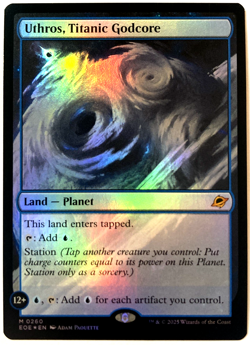 MTG Uthros, Titanic Godcore (Foil) Edge of Eternities 260 NM - Image 1