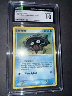 CGC 10 Gem Mint- Shellder - EX FireRed LeafGreen Pokemon Card 79/112 - Image 2