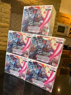 Gundam Card Game Newtype Rising GD01 Booster Box English Sealed FRESH FROM CASE! - Image 2