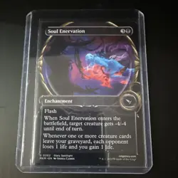 Soul Enervation 0302 Showcase Common Foil Karlov Manor MTG Near Mint - Image 1