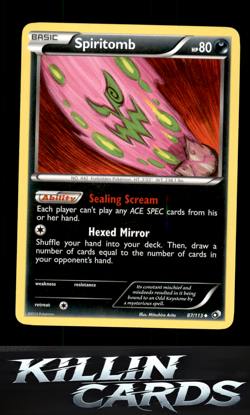 Spiritomb 87/113 Pokemon Uncommon Legendary Treasures Card LP - Image 1