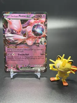 Team Rocket's Mewtwo ex 081/182 Pokemon Sv10: Destined Rivals Holo - NM - Image 1