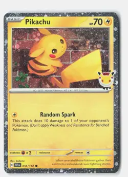 Pikachu (Pokemon Day 2026) 051/162 Pokemon NM - Image 1