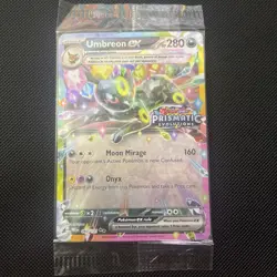 Pokemon Umbreon EX 060/131 Prismatic Evolutions Stamp Promo Sealed - Image 1