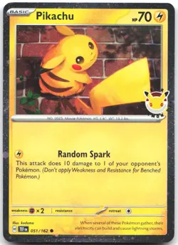 Pikachu (Pokemon Day 2026) 51/162 Holo Miscellaneous Cards & Products Pokemon NM - Image 1