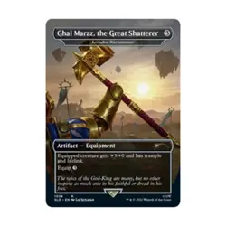 WOTC MtG Magic the G Ghal Maraz Great Shatterer - Loxodon Warhammer (Borde NM - Image 1