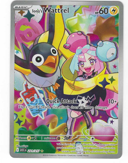 Pokemon TCG: Iono's Wattrel (Illus. Rare) - 231/217 - ME: Ascended Heroes - NM - Image 1