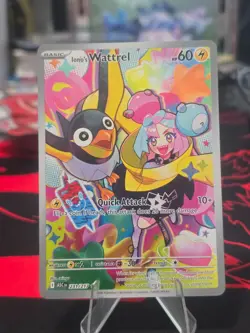 Pokemon TCG: Iono's Wattrel (Illus. Rare) - 231/217 - ME: Ascended Heroes - NM - Image 3