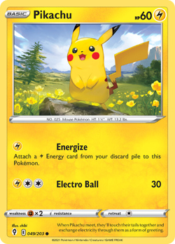Pikachu #49 | EVS | Pokemon | Regular | LP - Image 1