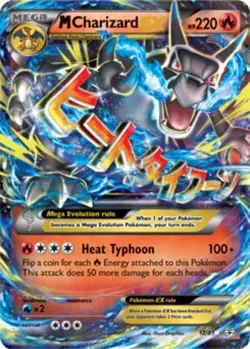 Mega-Charizard-EX - 12/83 - Holo Rare EX PL/MP, English Pokemon Generations - Image 1