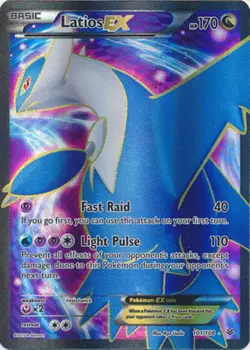 Latios EX - 101/108 - Full Art Ultra Rare DMG, English Pokemon Roaring Skies - Image 1