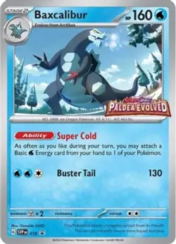 Baxcalibur - SVP019 - SVP Black Star Promos (Prerelease) PL/MP, English Pokemon - Image 1
