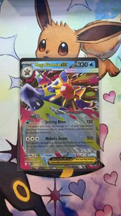 Pokemon - Mega Starmie ex 021/088 Double Rare Perfect Order NM - Image 1