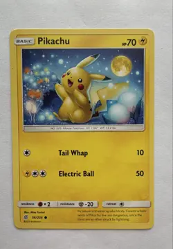 Pokemon Pikachu 56/236 Sm-Unified Minds Regular - Image 1