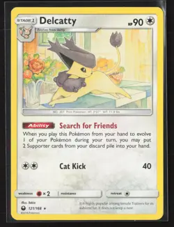 Delcatty 121/168 Holo Rare Celestial Storm Pokemon Moderately Played - Image 1