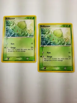 Two Pokemon TCG - Bulbasaur 55/112 Common - EX FireRed & LeafGreen - LP - Image 1