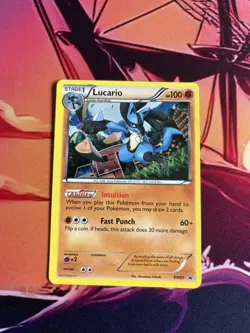 Lucario BW85 PR-BLW Holo Promo BW Black Star Promos Pokemon - Image 1